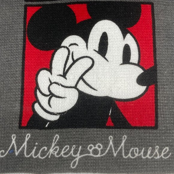 Disney Mickey Mouse Tea Towel Set Kitchen Towels Set of 2 Smiling 100% Cotton - Picture 8 of 11